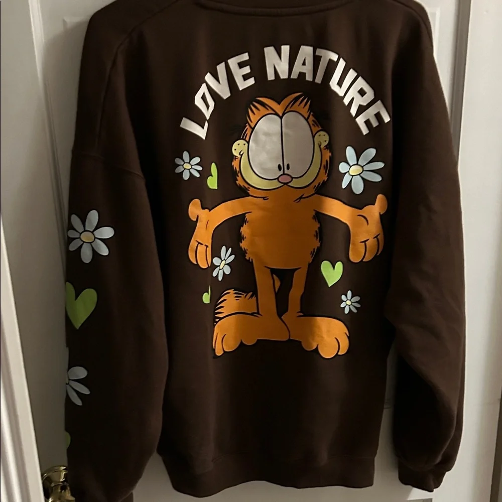 Garfield Brown Sweatshirt - Picture 4 of 8